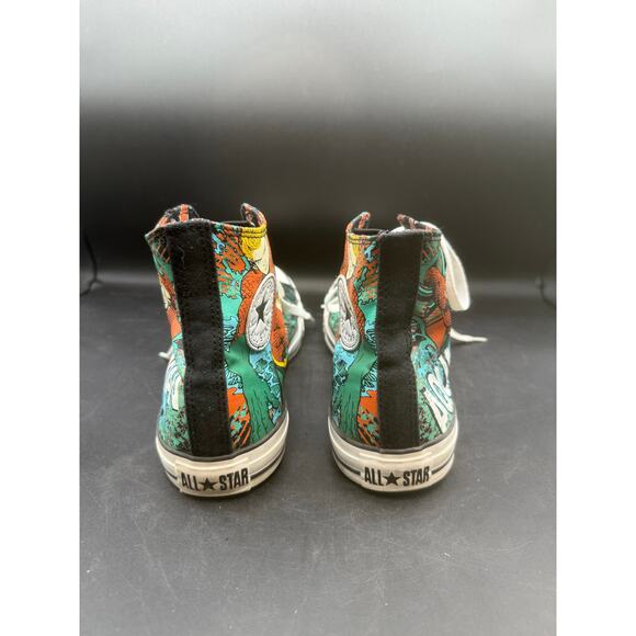 AQUAMAN Converse High Top Sneakers – DC Comics – Men’s Size 11-Vintage main image 3